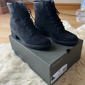 Timberland Women's Brinda Black Heeled Booties